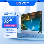 WEYON Smart TV ทีวี 32 นิ้ว โทรทัศน์ สมาร์ททีวี LED Wifi FULL HD Android TV ราคาถูกทีวี จอแบนสามารถร