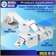 ♨ ◄ ❥ OFFICOM ZJ9200 Waybill Printer A6 Bluetooth USB Thermal Label Printer Android IOS  FREE HOLDE