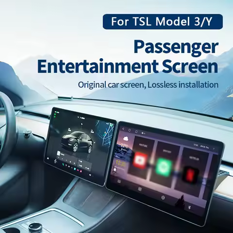 15.6 Inch Wireless HD Touch Screen Secondary Screen For Tesla Model 3/Y Android 13 Carplay Passenger