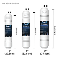 iPRO Korea Water Filter Halal U Type Sediment/Pre-Carbon/UF/Post Carbon Replacement Water Filter / D