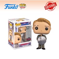 Pop Marvel: Captain America - Captain America With Prototype Shield (Metallic) Exclusive