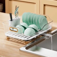 Dish Rack Dryer Premium Simple Basin Holder Dish Washer Dryer Multipurpose Drainer Glass