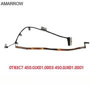 Laptop LCD/LVD Screen Cable for DELL Inspiron 17 7706 2-in-1 0T83C7 450.0JX01.0003 450.0JX01.0001