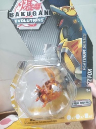 Bakugan Evolutions - Platinum - Blitz Fox (Gold) - True Metal - No card - Unbox (99%)
