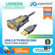 UGREEN USB 2.0 Male to RS232 DB9 Male 60Mbps Serial Cable Adapter with Gold Plated 9-Pin Connector