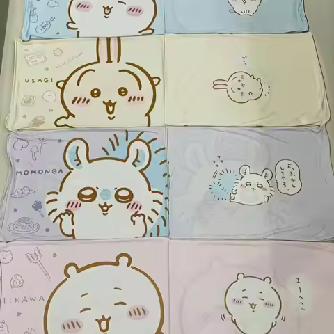 Genuine Licensed by Chiikawa - Chiikawa Ultra Soft Cooling Pillowcase, Popular Rectangular Summer Pi