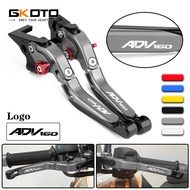 【haha】Motorcycle Accessories For Honda ADV160 ADV 160 2023 CNC Adjustable Folding Brake Clutch Levers Handle Bar Extendable