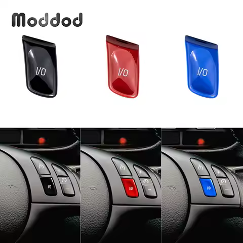 For BMW 3 series M3 E46 1998-2006 I/O VO Button Car Steering Wheel Control Knob Switch Cover Replace