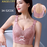 ANGELCITY Women Lace  Plus Bra Full Cup Bra 34-52C/D/E Large Bra Bra Breathable