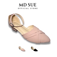 【 V Line Hill BB24 】 Ready Stock -  Plus Size 36 ~ 45  Pointed Toe Shoes Women Fashion Comfortable B