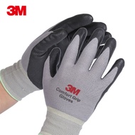 OGG 3M 1 Pair Comfort Grip Glove Nitrile Rubber Protective Gloves Cut Resistance Gloves M Size
