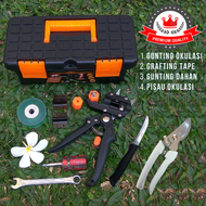 Grafting Tool Set Lengkap Gunting Dahan Pisau Okulasi