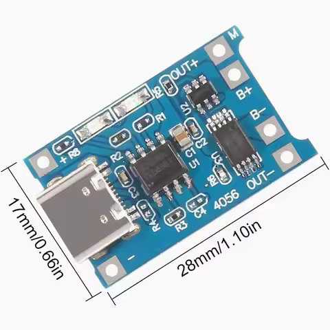 10/20 pcs 5V 1A 18650 Lithium-Batterie Lade Board TP4056 Lithium Lade Mini/Micro USB Typ C Lade modu