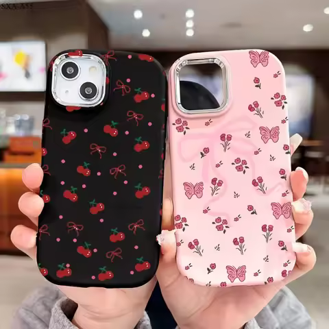 Flower Cherry Butterfly Phone Case For Infinix Zero 30 4G Hot 40i 30i 40 Pro Note 30 Smart 8 7 6 TEC