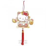SANRIO - Hello Kitty 港版 2023 兔年 賀年 迷你 咭牌 卡牌 彈簧 吊飾 掛飾 掛件 新年 裝飾 凱蒂貓 吉蒂貓