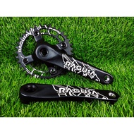 ▫♞ GBBS Ragusa R500 R600 Aluminum Alloy Square Type Crank 34T 36T Mountain Bike MTB Gravel Bike CRANK