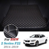 Leather Car Trunk Mat Carpet Tail BMW 218i 220i Cargo Liner For BMW 2 Series Coupe 2014-2019 Trunk B