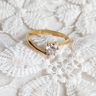 PUTIH MATA 1 Gram Light Gold White Eye H Ring