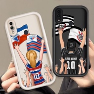 Casing For Redmi Note 7 Pro Cartoon Silicone Accessories  Soft Phone Case TPU Number 10 football Ang
