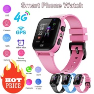 ChildrenS 4G Video Call Smartwatch SOS GPS ตําแหน่งซิมการ์ดของขวัญอายุการใช้งานยาวนานสําหรับเด็กชายและเด็กหญิงกล้อง HD นาฬิกากันน้ํา