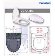 (NEW MODEL) Panasonic Bidet Toilet Seat DL-AR15DWM or DL-AR15RWM -Personal Hygiene  SOFT CLOSING DL-
