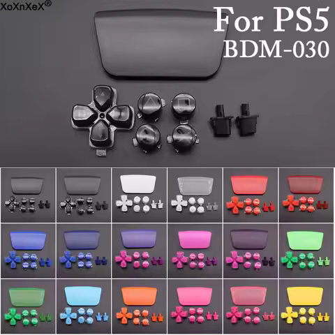 For PS5 BDM-030 V3 3.0 Controller Button Cross ABXY D Pad Driection Key Kit & Touchpad & option and 