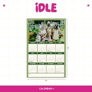 2026 CALENDAR IDLE KPOP UNOFFICIAL MYEON MINNIE SOYEON YUQI SHUHUA