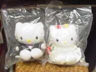 [蚤舊舊] 全新 麥當勞 凱蒂貓 Hello Kitty 戀愛麥語 新婚篇 新郎+新娘 絨毛娃娃 限量公仔