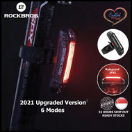 [LOCAL SELLER] RockBros Bicycle Tail Light 7 Mode Rear light bike Tail light taillight Rechargeable light LED light Bicycle accessories