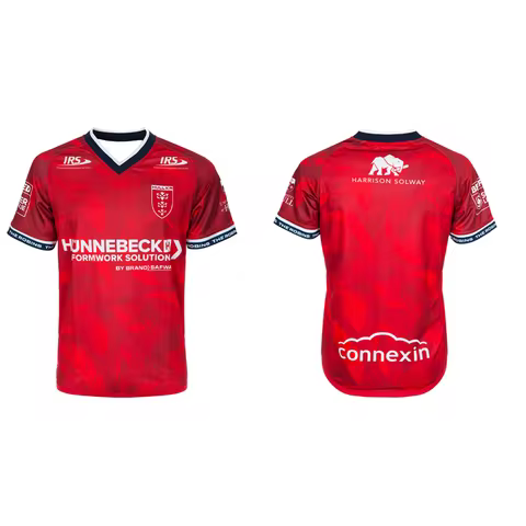 Hull Kingston Rovers 2026 RED ROBIN ALTERNATE SHIRT Rugby jersey Sports Leisure Men's T-Shirt Childr