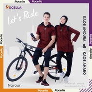 Baju Olahraga Couple Wanita Pria Rocella Outdoor Baju Sepeda