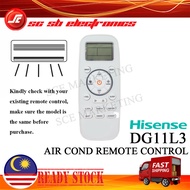 ORIGINAL HISENSE AIRCOND REMOTE REPLACEMENT FOR HISENSE AIR COND AIRCOND AIR CONDITIONER REMOTE CONT