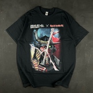 IRON MAIDEN X DEAD BAND T-SHIRT BY DAYLIGHT 'KILLER REALM' OFFICIAL MERCHANDISE