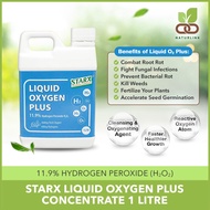 STARX Liquid Oxygen Plus Concentrate (1L) | Hydrogen Peroxide | 11.9% H2O2 | Gardening Essential | H