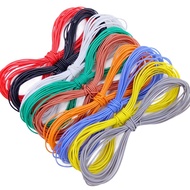 2 Meters 600V UL3135 Silicone Rubber Wire 12AWG/14AWG Flexible Insulated Soft Power Cable Tinned Cop