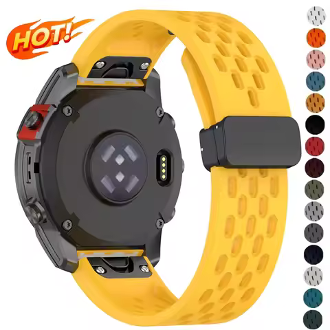 26 22 20mm Silicone Watch Band Straps For Garmin Fenix 8 7X 7 Pro 6X 6 6S 5S 5X Plus/Epix Pro Gen2 5