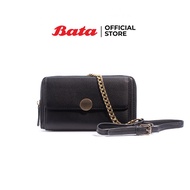 Bata กระเป๋าสะพายข้างสำหรับผู้หญิง รุ่น Diane Crossbody Wallet สีดำ 9926703