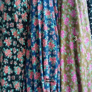 Rayon Twill Fabric with Flower Pattern Rayon Twill Fabric Rayon Fabric/ Patterned Fabric/ Flower Fab