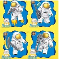 LWCK 80053 ASTRONAUT SPACEMAN ADVENTURE TEAM 8 IN 1 SET MINIFIGURES