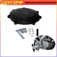 1 Set Motorcycle Black Plastic Engine Clutch Cover Guard For Yamaha YZ450F 2010 2011-2017 WR450F 201