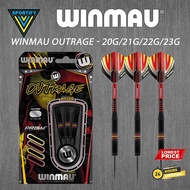 Winmau Outrage Brass Steel Tip Darts - 20g/21g/22g/23g