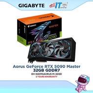 GIGABYTE AORUS GeForce RTX 5090 32GB GDDR7 Master Graphics Card | GV-N5090AORUS M-32GD