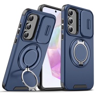 For OPPO A5 Case OPPO A5x Cover oppo A5X A5 4G 5G K13x Magnetic Ring Armor Slide Camera Lens Case Ma