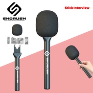 Shorush Interview Stick Handle Wawancara GO Handheld Adapter untuk Shorush Wireless Microphone N1 N7