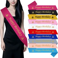 Birthday Sash Happy