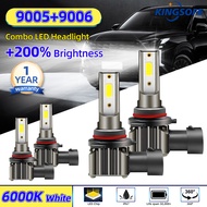 30000LM LED Canbus  9005 HB3+9006 HB4 Combo Headlight Bulbs Led DOB CHIP Automobile Super Bright 600