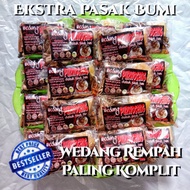 1PACK/10BKS WEDANG  PURWOCENG PASAK BUMI REMPAH KOMPLIT JSR KHAS SOLO