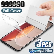 OppoF29 F29Pro F27Pro F19Pro 3Pcs 999D HD Clear Soft Hydrogel Film For Oppo F29 F27 F25 F21 F19 Pro 