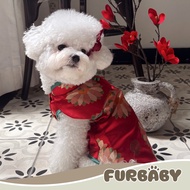 Baju Cheongsam Anjing Kucing Imlek CNY Motif Bunga Lotus | Cheongsam Anjing Kucing | Baju Sincia Hew