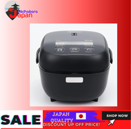 [100% Japan Import Original] Rice Cooker Tiger Thermos (TIGER) 3 cups for living alone Microcomputer Super Uma Menu Frozen rice menu Bread menu With cooking menu Freshly cooked JBS-A055KM Matte Black